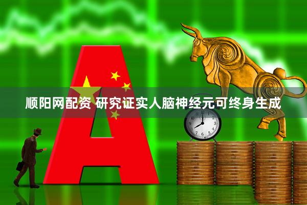 顺阳网配资 研究证实人脑神经元可终身生成